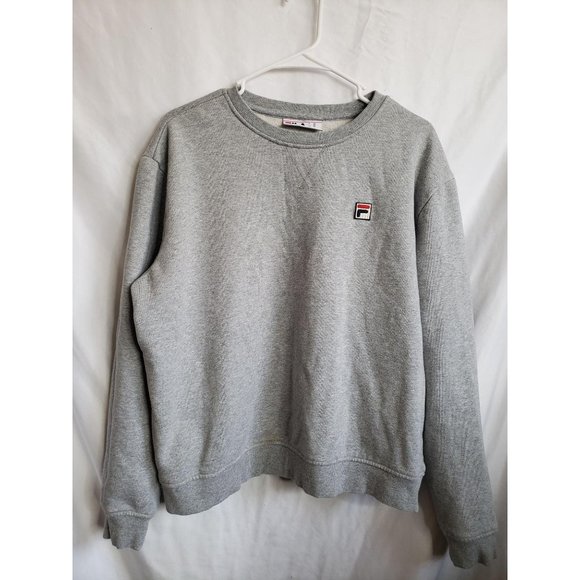 fila sweatshirt silver
